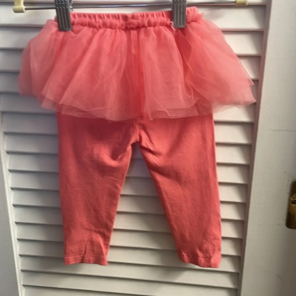 Petit Lem Size 12M Tutu Pants & Matching Shirt Set.EUC-See pics some tulle pulls - Picture 8 of 10